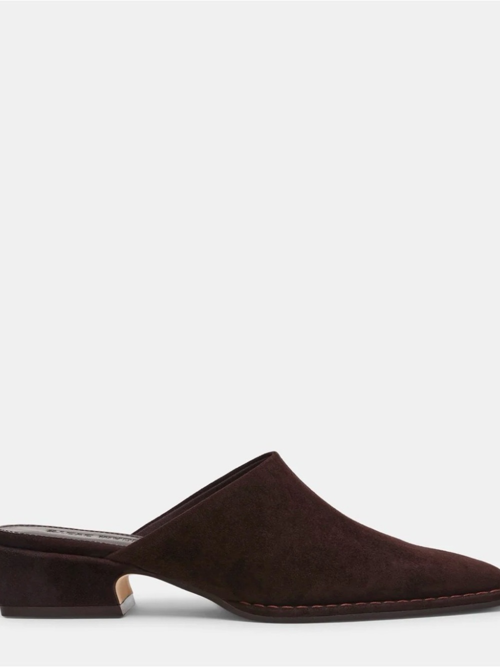 Steve Madden Dark Brown Suede Pointed Slip-On Mule